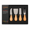 Cheese Knife Set – 4 Piece Wooden Handle Gift Set
