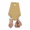 Leather Knot Earrings