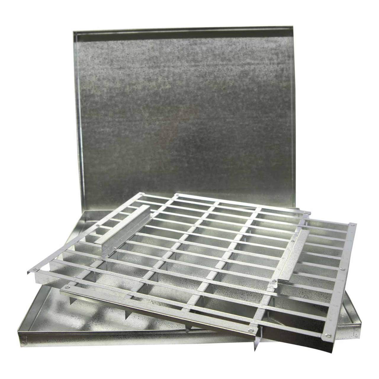 Galvanized Fudge Pan and Cutter lifestyle BALI TRADING