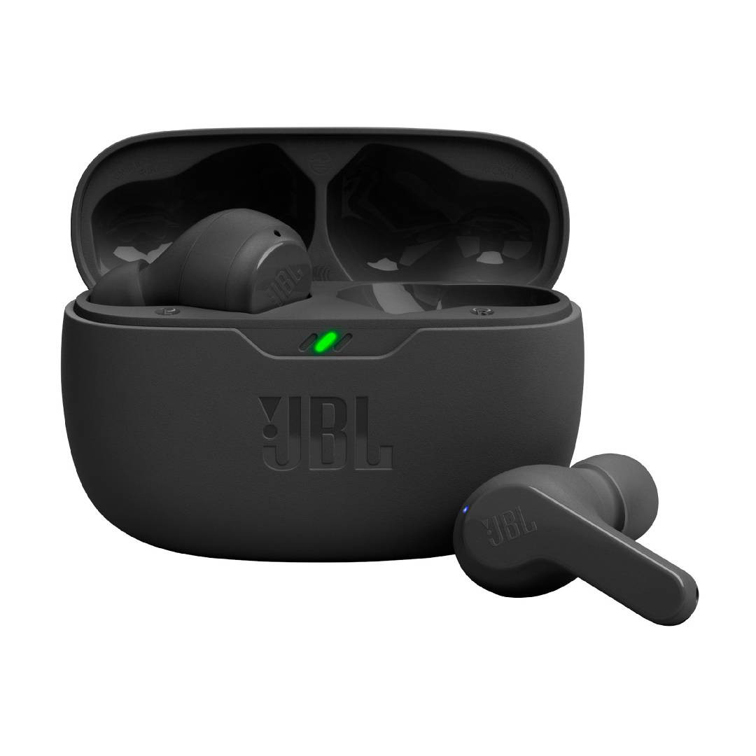 JBL Wave Bean True Wireless Headphones - Black - lifestyle @ BALI