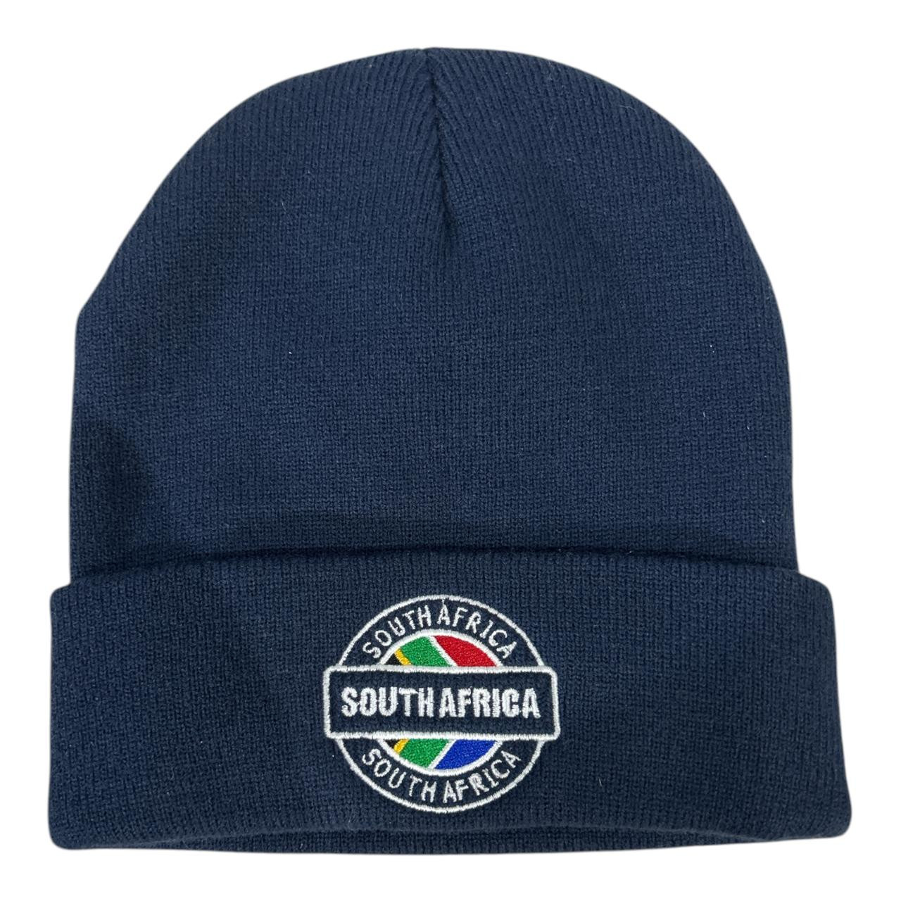 Destination Stamp Cuffed Knitted Beanie - South Africa - lifestyle