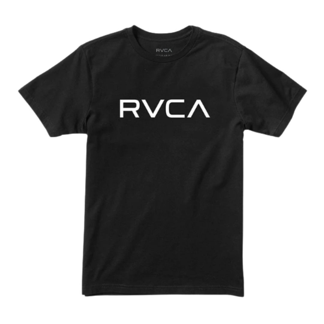 Big RVCA SS Tee / Black White logo - lifestyle @ BALI TRADING