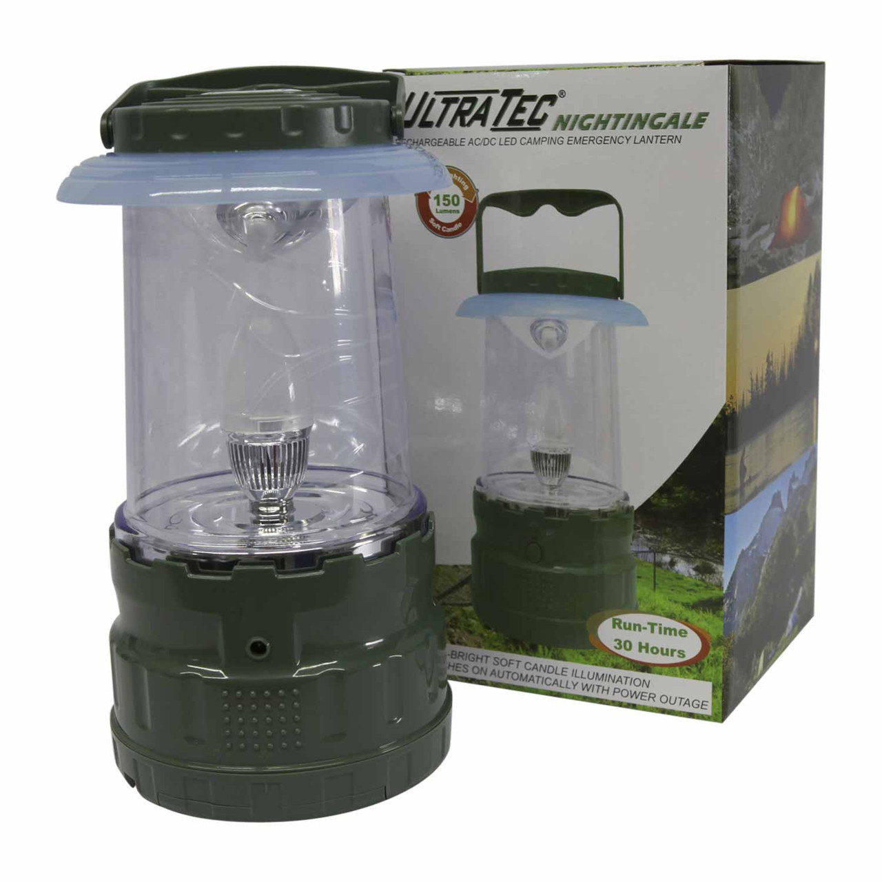 ultratec 2 piece rechargeable camping lantern