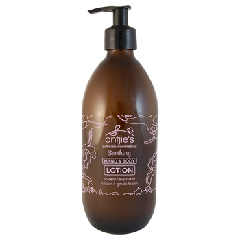 Body Lotion Glass Bottle 500ml - Lavender