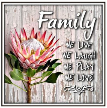 Wall Decor - Family We Live We Laugh