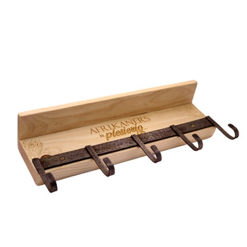 Metal Hooks Shelf (47x19x10cm) Metal Hooks Shelf (47x19x10cm)