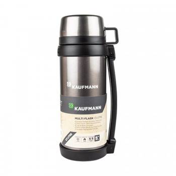 Kaufmann Flask - Handle Stainless Steel Grey 1.5L