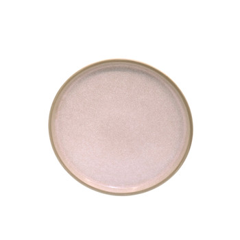 Peach Pink and White Speckled Side Plate (21cm)  / WAS R42.00