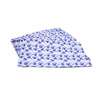 Blue Jellies Set of 6 PVC and Felt Placemats