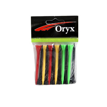 Long 2 3/4" Assorted Plastic Fly Tees (Bag Of 12)