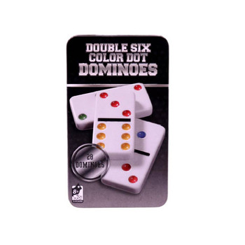 Dominoes With Metal Box