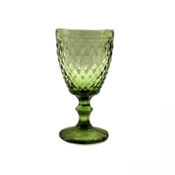 Diamond design Wine Glass / 300ml