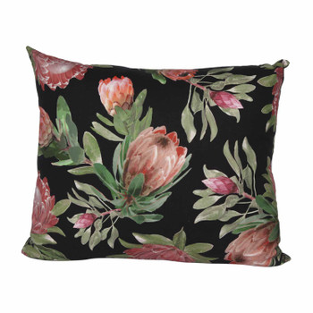 Black Protea Scatter Cushion (60x60cm)