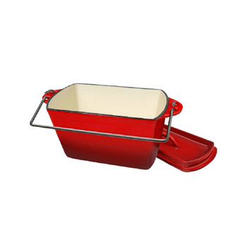 Cast Iron Bread Pot - 2.2L - Red Enamel