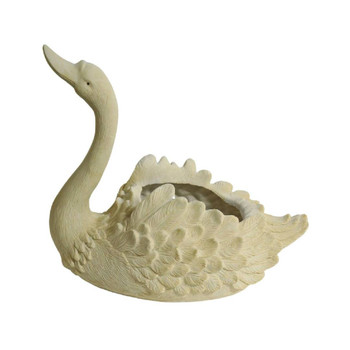 Swan Planter / Off White