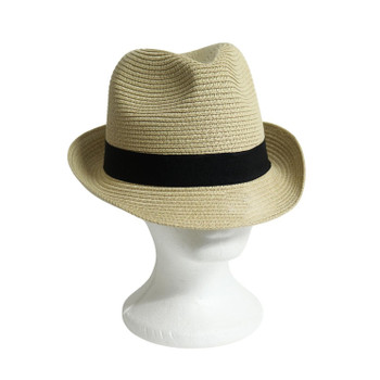 Weaved Hat - Fedora Black Belt