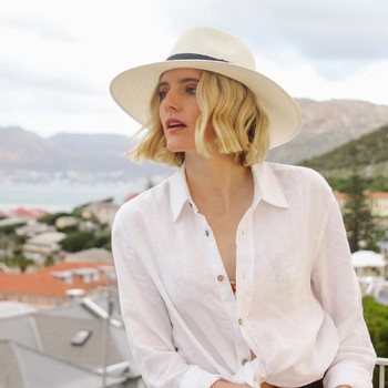 Fiona Fedora - Ivory Hat 58cm