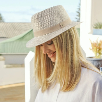 Lionel Trilby Beige Hat / 58cm