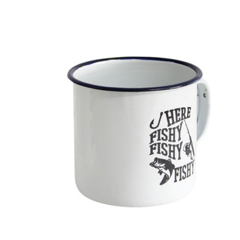 Enamel Mug - Here Fishy, Fishy