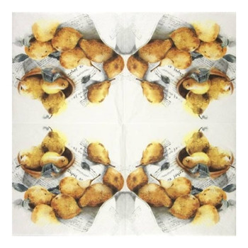 Serviette - Poires (33x33cm)