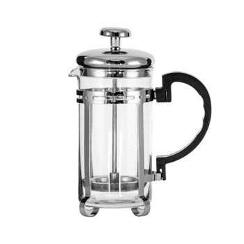 French Press Coffee Maker Pot 350ml Plunger, Custom Wooden Lid Travel  Camping Classic Glass Tea Maker Coffee French Press Stainless Steel Filter  - China French Press and Coffee Maker price