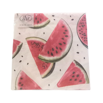 Serviette - Watermelon White (33x33cm)
