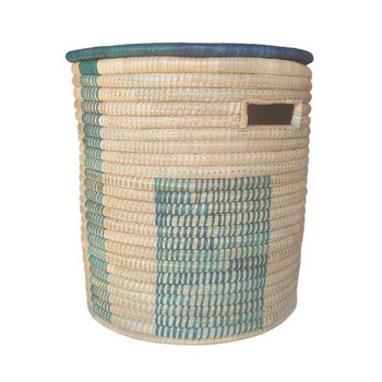 Laundry Basket with Lid / Multi Coloured