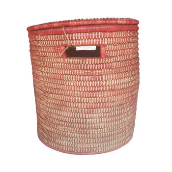 Laundry Basket with Lid / Red