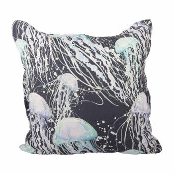 Black Jelly Fish Scatter Cushion (60x60cm)