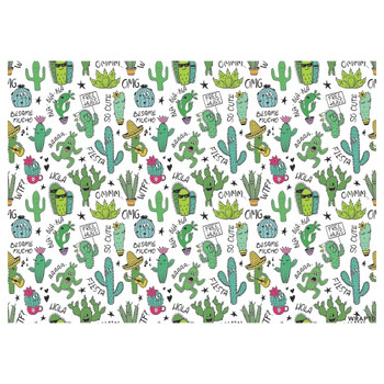Gift Wrap Sheet - Cactus
