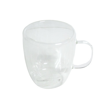 Clear With Handle Glass 450ml Coffee Mug