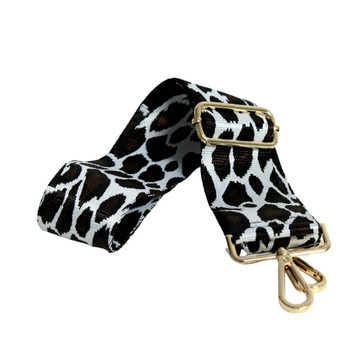 Woven Leopard Pattern 5cmw Bag Strap