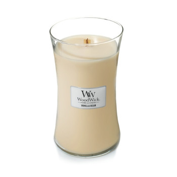 Large WoodWick Candle Vanilla Bean