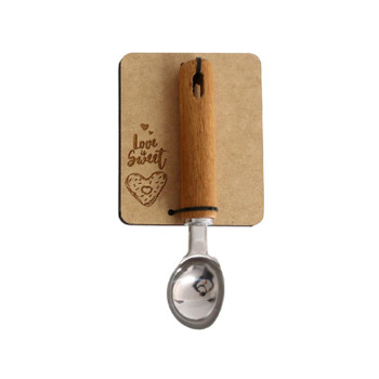 Kitchen Utensil - Ice Cream Spoon- Love Is Sweet