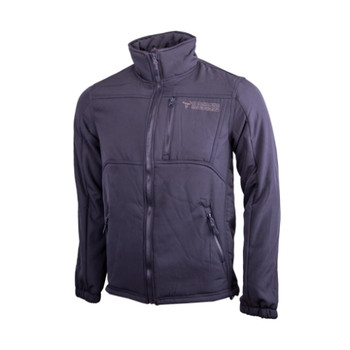 Men's Plain Softshell Jacket / Steel Blue