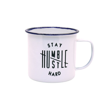 Engraved Enamel Mug - Stay Humble