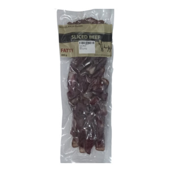 Fatty Sliced Beef Biltong 400g