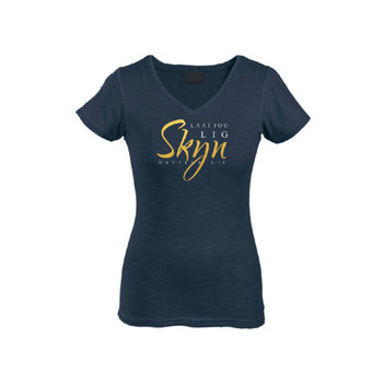 Ladies Navy Tee - Laat Jou Lig Skyn