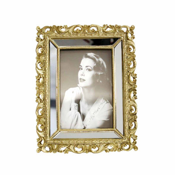 Small Rectangle Twirl And Mirror Photoframe