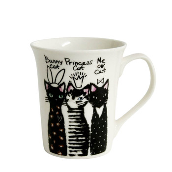 Ceramic Mug - Bunny Cat Left