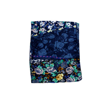 Scarf - Blue And Floral