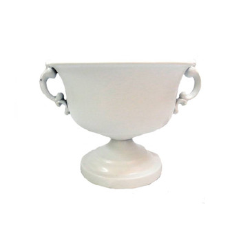 White Pot with handles / 16cm