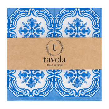 Tavola Floral Tile Bio Napkins Pack of 25