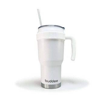 1200ml Buddee Tumbler W/ Sliding Lid & Straw