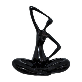 Yoga Lady Black 22x12x27cm