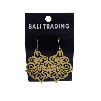 Earrings - Gold Hanging Moroccan Dream