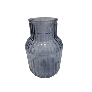Tera Neck Grey Vase (14x20cm)