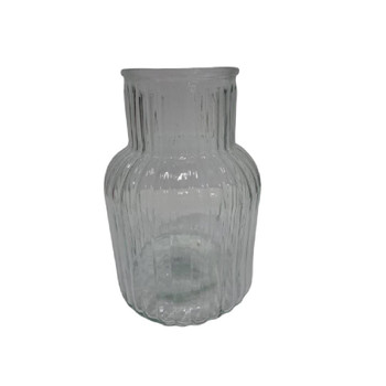 Tera Neck Clear Vase (14x20cm)