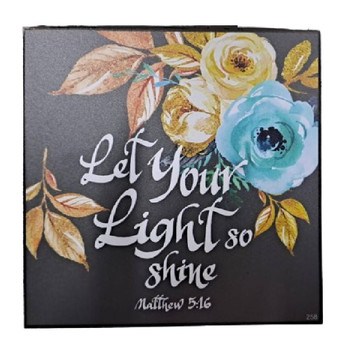 Wall Art - Let Your Light Matthew 5:16