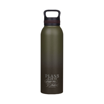 Stainless Steel Water Bottle - Hope & a Future (Green)